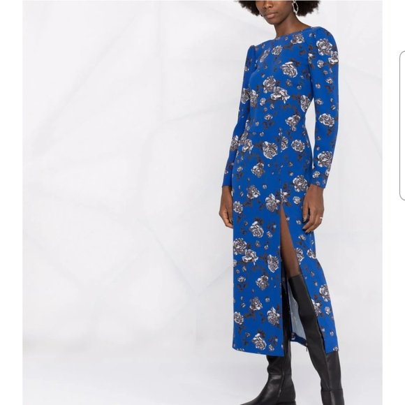 RED Valentino $1389 Floral Print Dress - Picture 11 of 15